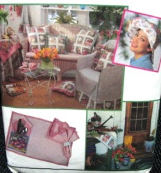 8523 SIMPLICITY GARDEN SUN HAT, BUCKET APRON, APRONS, COVERS, LINENS PATTERN